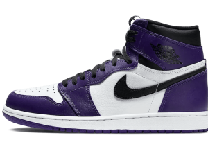 555088-500 Hohe Qualität Air Jordan 1 High Court Purple White (2020)