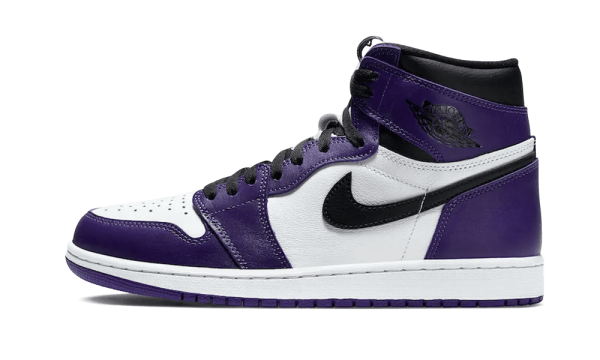 555088-500 Hohe Qualität Air Jordan 1 High Court Purple White (2020)