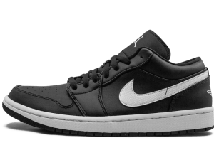 AO9944-001 Air Jordan 1 Low Black White (W)