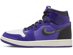 CT0979-505 Air Jordan 1 High Zoom Air CMFT Purple Patent (W)