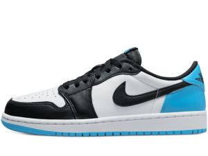 CZ0775-104 Air Jordan 1 Low Black Dark Powder Blue (W)