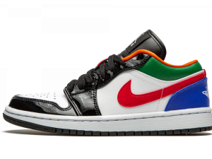 CZ4776-101 Air Jordan 1 Low Multi-Color Black Toe (W)