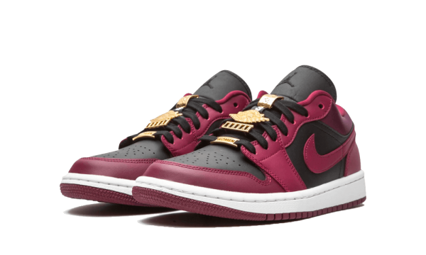 DB6491-600 Air Jordan 1 Low Dark Beetroot Black (W)