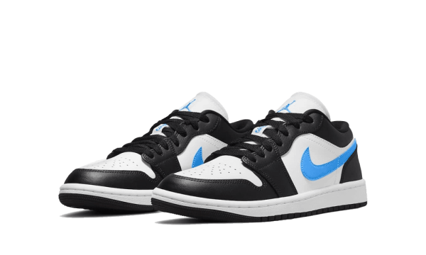 DC0774-041 Air Jordan 1 Low Black University Blue White (W)