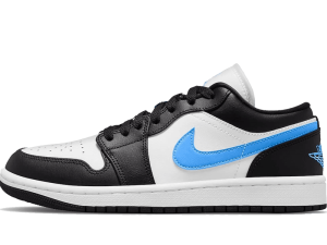 DC0774-041 Air Jordan 1 Low Black University Blue White (W)