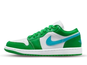 DC0774-304 Air Jordan 1 Low Lucky Green Aquatone (W)