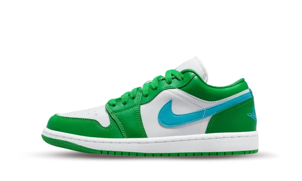 DC0774-304 Air Jordan 1 Low Lucky Green Aquatone (W)