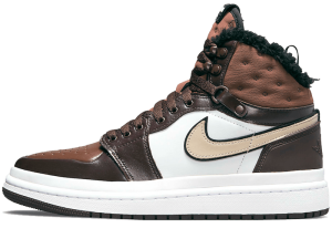 DC7723-200 Air Jordan 1 High Fur Acclimate Brown (W)