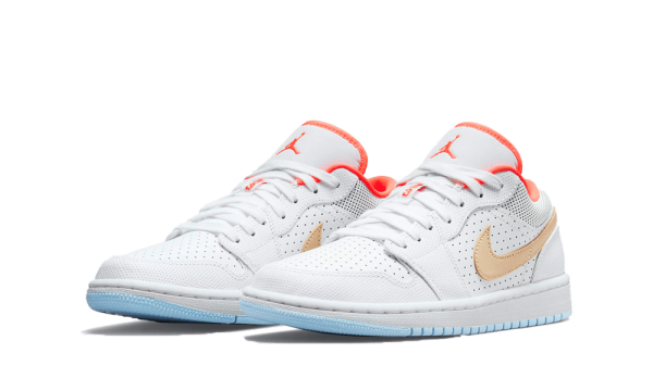 DC9509-100 Air Jordan 1 Low SE White Sesame (W)