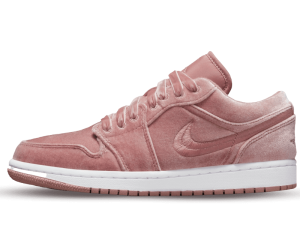 DQ8396-600 Air Jordan 1 Low Pink Velvet (W)