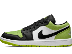 DX4446-301 Air Jordan 1 Low Snakeskin Vivid Green (W)