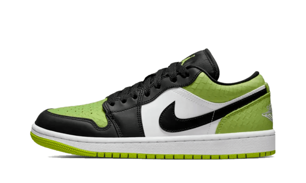 DX4446-301 Air Jordan 1 Low Snakeskin Vivid Green (W)