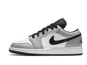 553560-030 Air Jordan 1 Low Light Smoke Grey (GS)