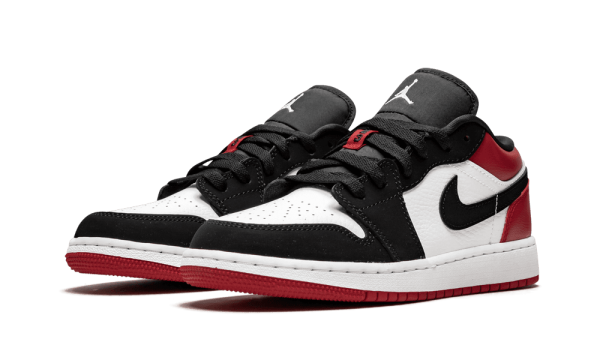 553560-116 Air Jordan 1 Low Black Toe (GS)