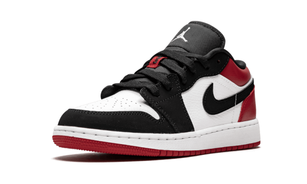 553560-116 Air Jordan 1 Low Black Toe (GS)