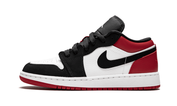 553560-116 Air Jordan 1 Low Black Toe (GS)