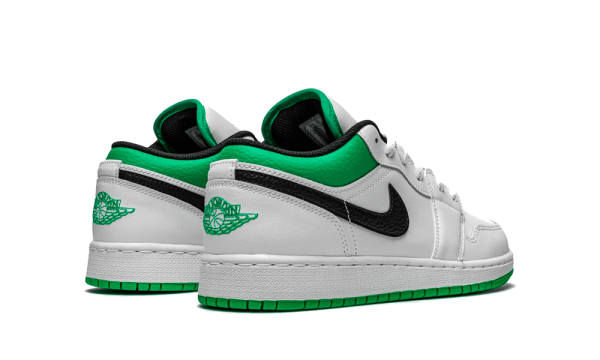 553560-129 Air Jordan 1 Low White Stadium Green (GS)