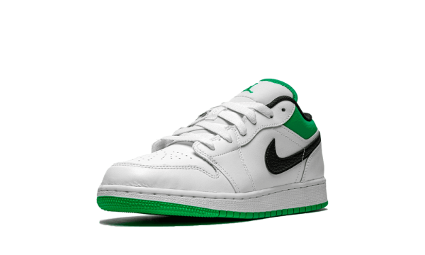 553560-129 Air Jordan 1 Low White Stadium Green (GS)