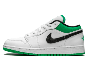 553560-129 Air Jordan 1 Low White Stadium Green (GS)