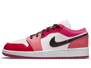 553560-162 Air Jordan 1 Low Pink Red (GS)