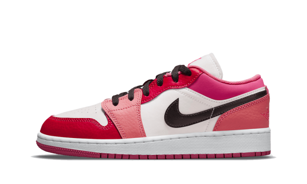 553560-162 Air Jordan 1 Low Pink Red (GS)