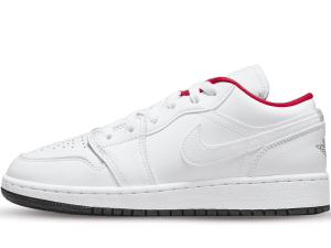 553560-164 Air Jordan 1 Low White Gym Red (GS)