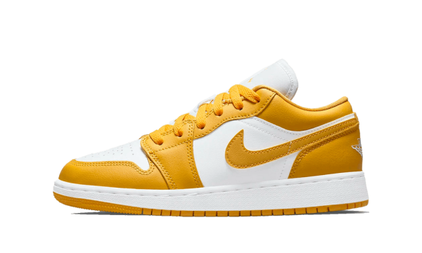 553560-171 Air Jordan 1 Low Yellow White (GS)