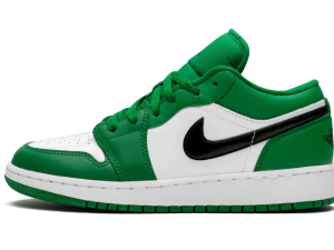 553560-301 Air Jordan 1 Low Pine Green (GS)