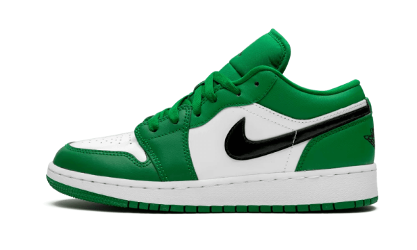 553560-301 Air Jordan 1 Low Pine Green (GS)