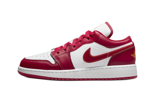 553560-607 Air Jordan 1 Low Cardinal Red (GS)