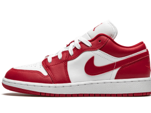 553560-611 Air Jordan 1 Low Gym Red White (GS)