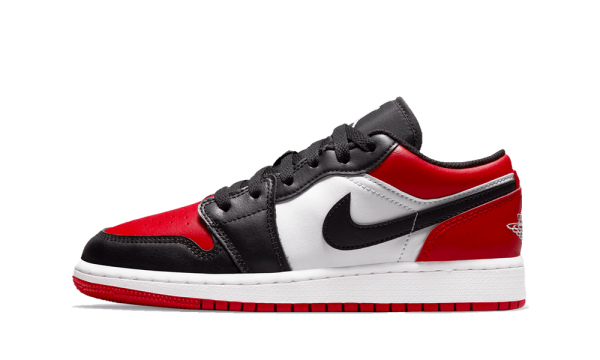 553560-612 Air Jordan 1 Low Bred Toe (GS)