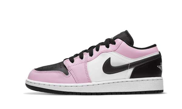 554723-601 Air Jordan 1 Low White Light Arctic Pink (GS)