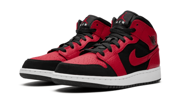 554725-054 Air Jordan 1 Mid Reverse Bred (GS)