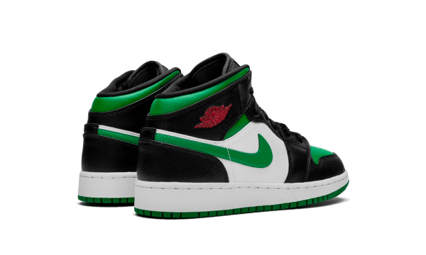 554725-067 Air Jordan 1 Mid Green Toe (GS)