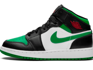 554725-067 Air Jordan 1 Mid Green Toe (GS)