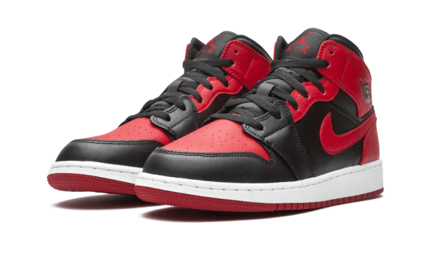 554725-074 Air Jordan 1 Mid Banned 2020 (GS)