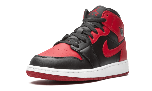 554725-074 Air Jordan 1 Mid Banned 2020 (GS)