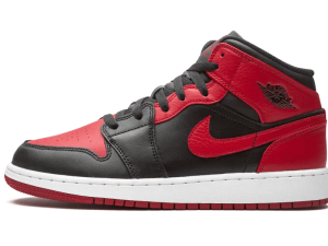 554725-074 Air Jordan 1 Mid Banned 2020 (GS)