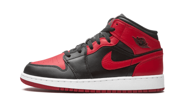 554725-074 Air Jordan 1 Mid Banned 2020 (GS)