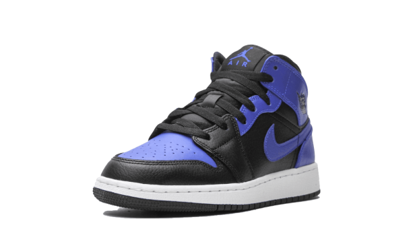 554725-077 Air Jordan 1 Mid Hyper Royal (GS)