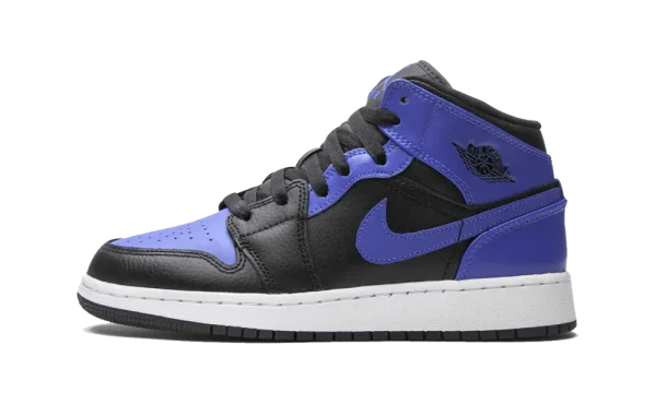 554725-077 Air Jordan 1 Mid Hyper Royal (GS)