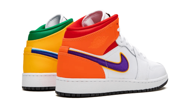 554725-128 Air Jordan 1 Mid Alternate Multi-Color (GS)