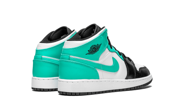 554725-132 Air Jordan 1 Mid Igloo Island Green (GS)