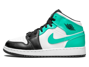 554725-132 Air Jordan 1 Mid Igloo Island Green (GS)