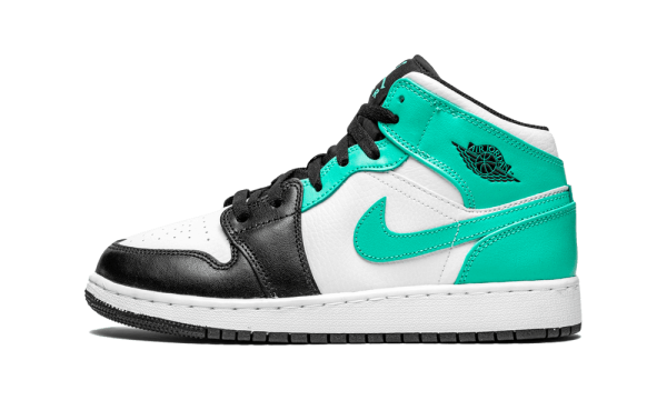 554725-132 Air Jordan 1 Mid Igloo Island Green (GS)