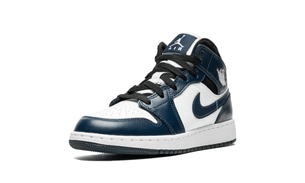 554725-411 Air Jordan 1 Mid Dark Teal (GS)