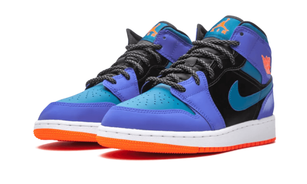 554725-440 Air Jordan 1 Mid Racer Blue (GS)