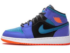 554725-440 Air Jordan 1 Mid Racer Blue (GS)