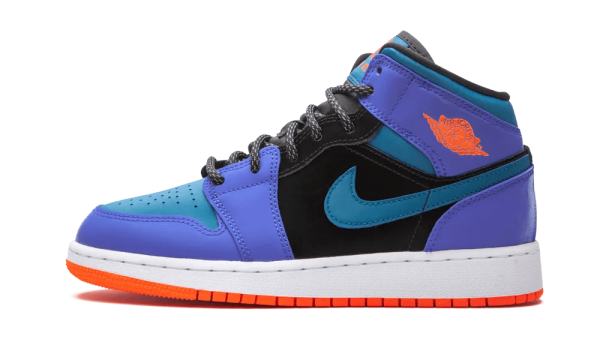 554725-440 Air Jordan 1 Mid Racer Blue (GS)